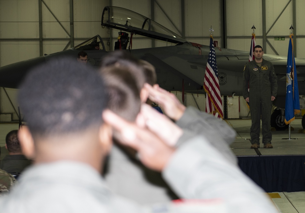 493rd FS welcomes new commander