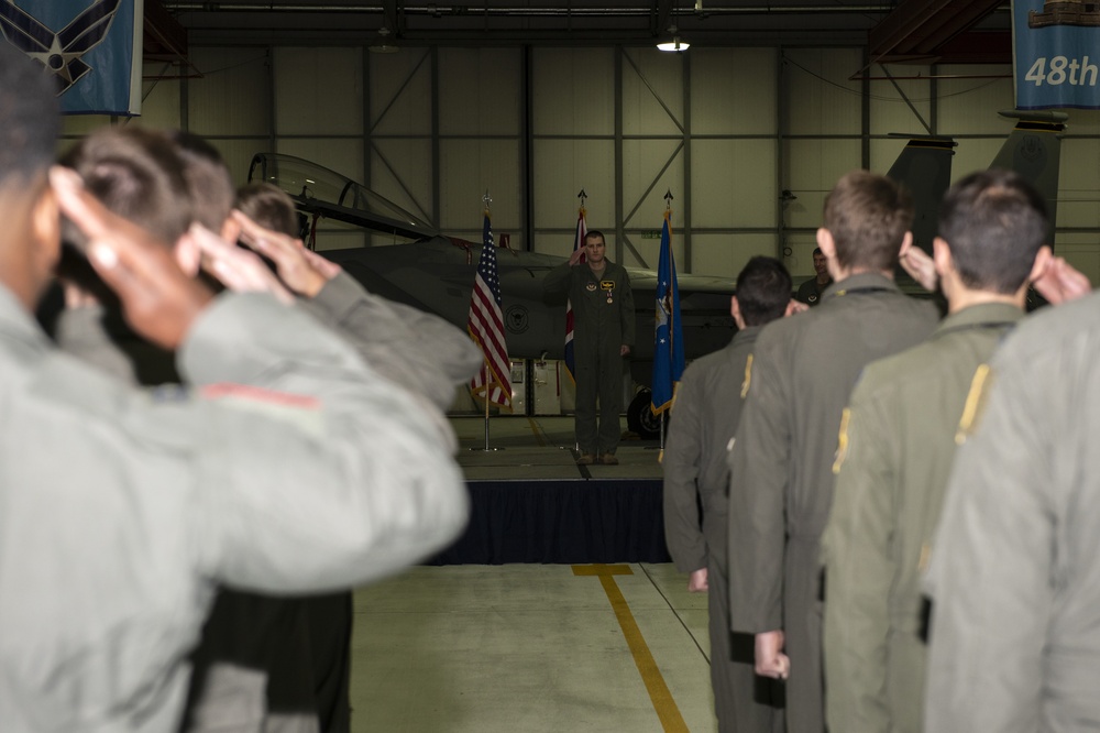 493rd FS welcomes new commander