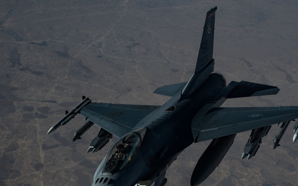 KC-10 Extenders flying long hours to keep flying missions going