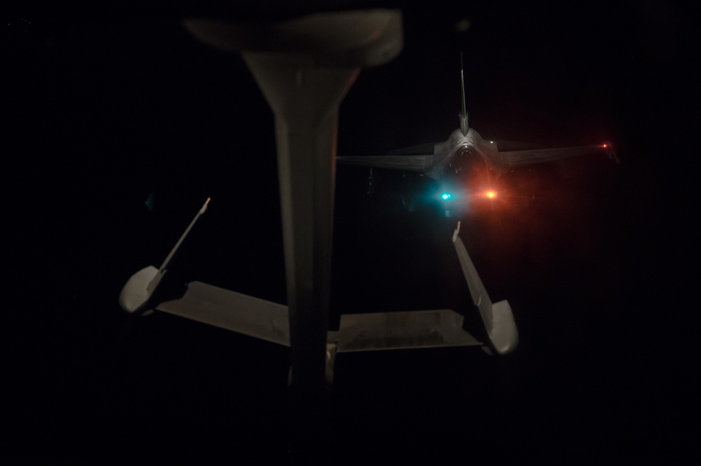 KC-10 Extenders flying long hours to keep flying missions going