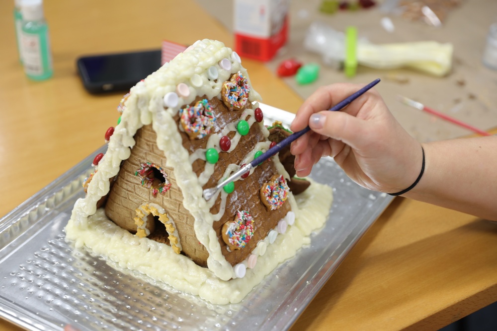 Gingerbread house contest at Rose Barracks