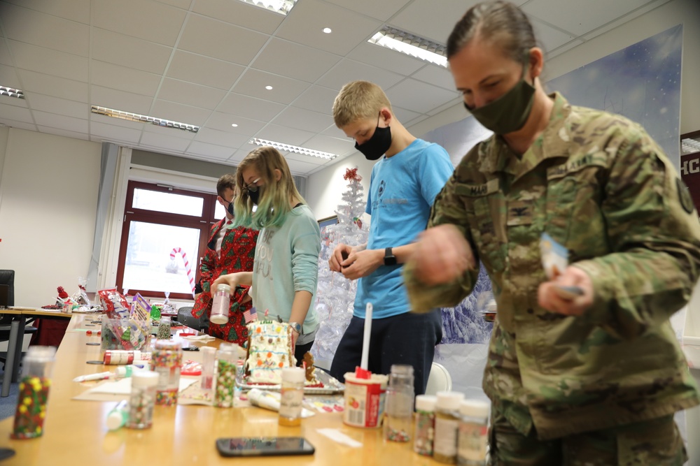 Gingerbread house contest at Rose Barracks