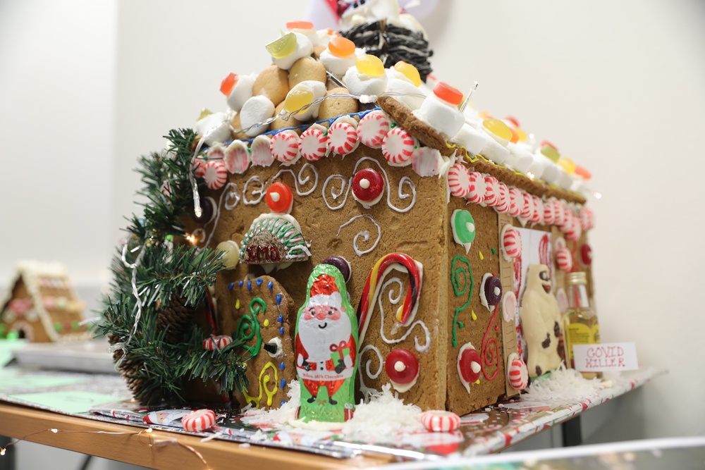 Gingerbread house contest at Rose Barracks