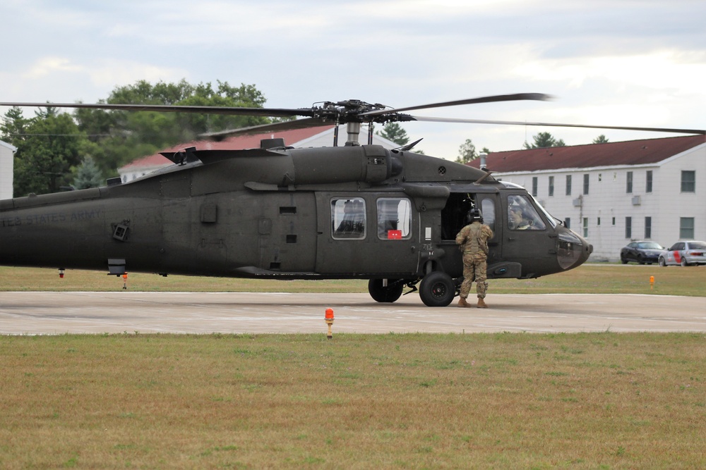 UH-60 Black Hawk training operations at Fort McCoy