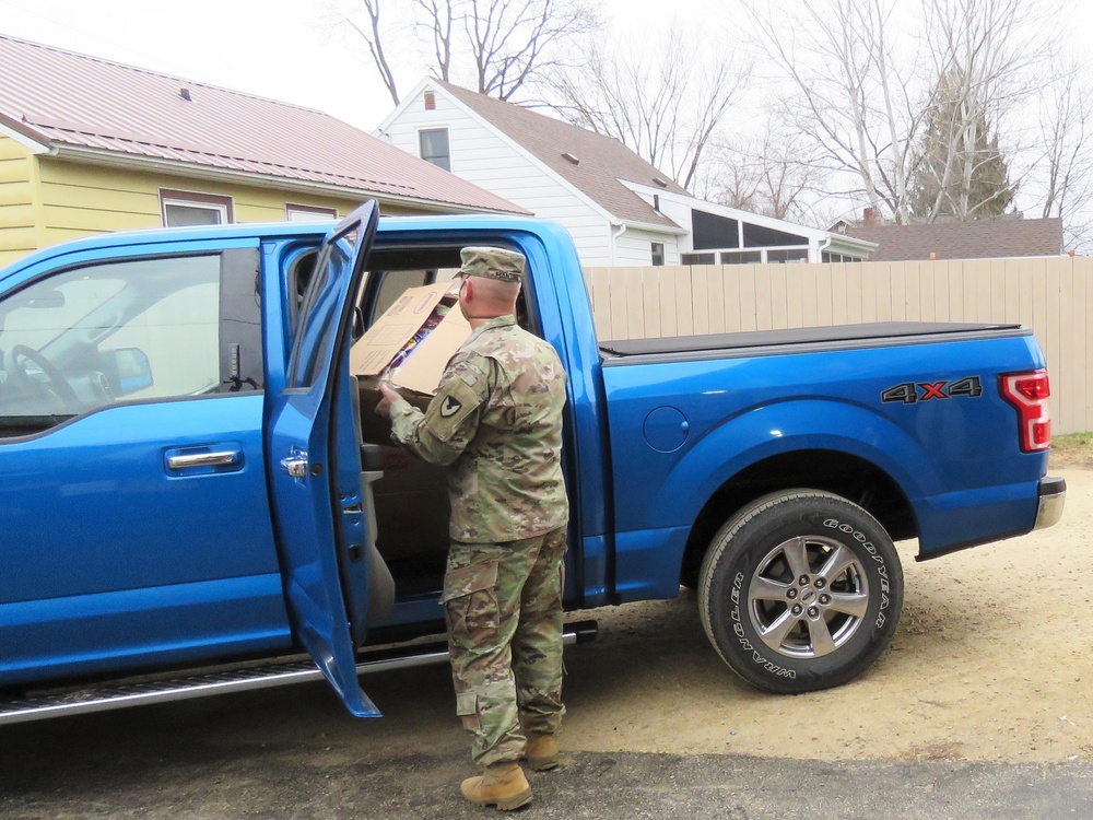 Fort McCoy personnel make third food donation to local food pantries