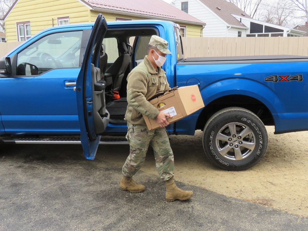 Fort McCoy personnel make third food donation to local food pantries