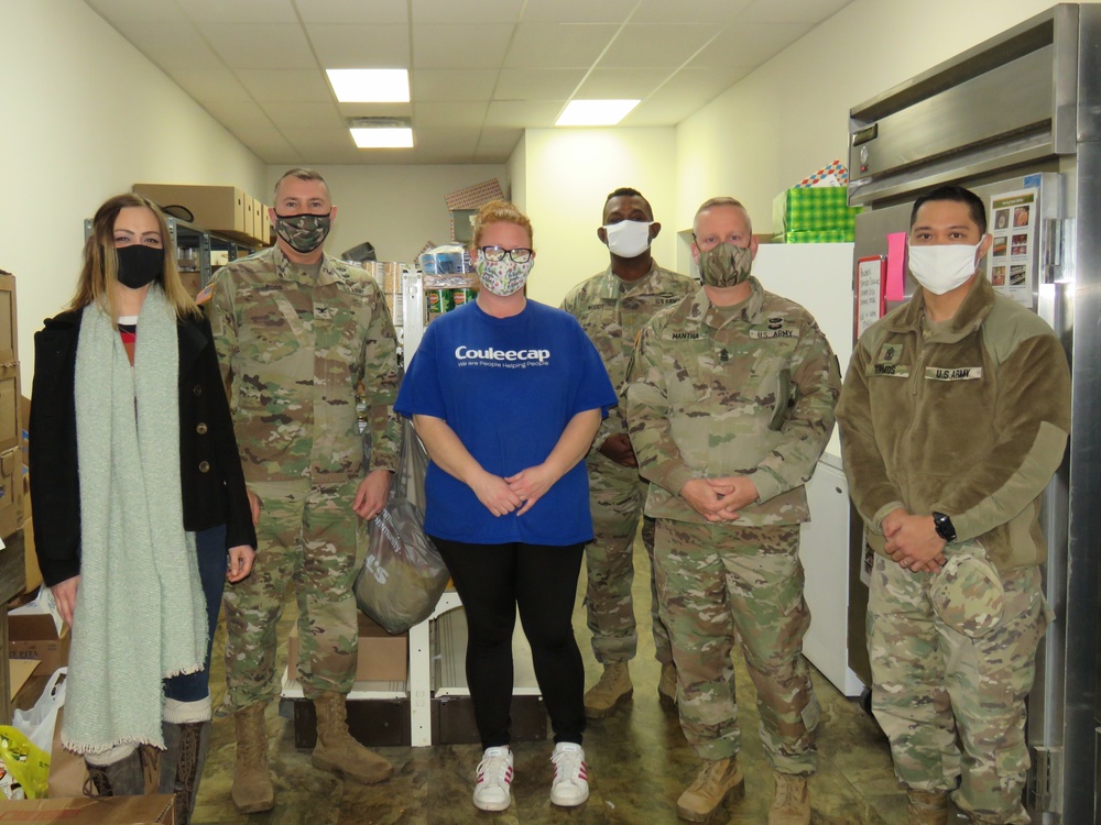 Fort McCoy personnel make third food donation to local food pantries