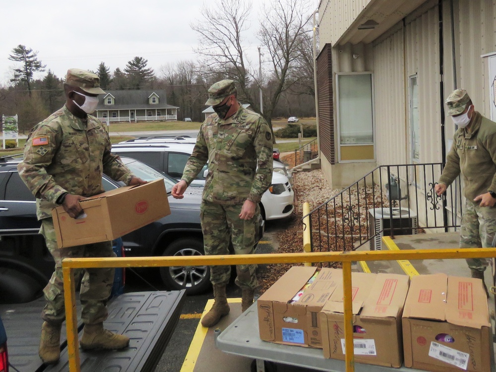 Fort McCoy personnel make third food donation to local food pantries