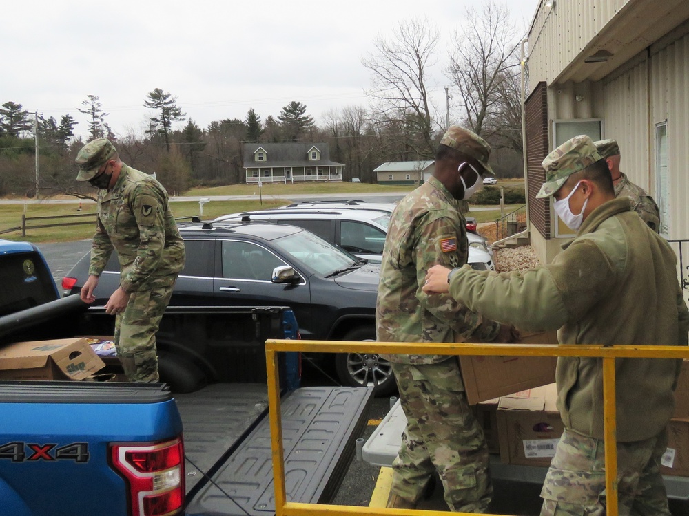Fort McCoy personnel make third food donation to local food pantries