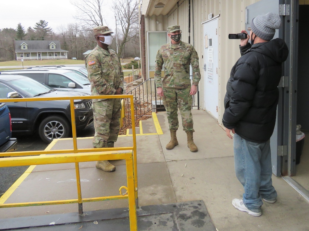 Fort McCoy personnel make third food donation to local food pantries