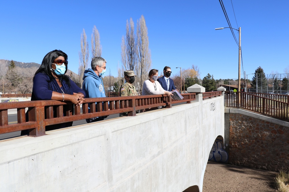 District leadership visit Arizona project sites