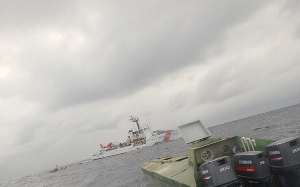 Coast Guard Cutter Active interdicts low-profile vessel in the Eastern Pacific