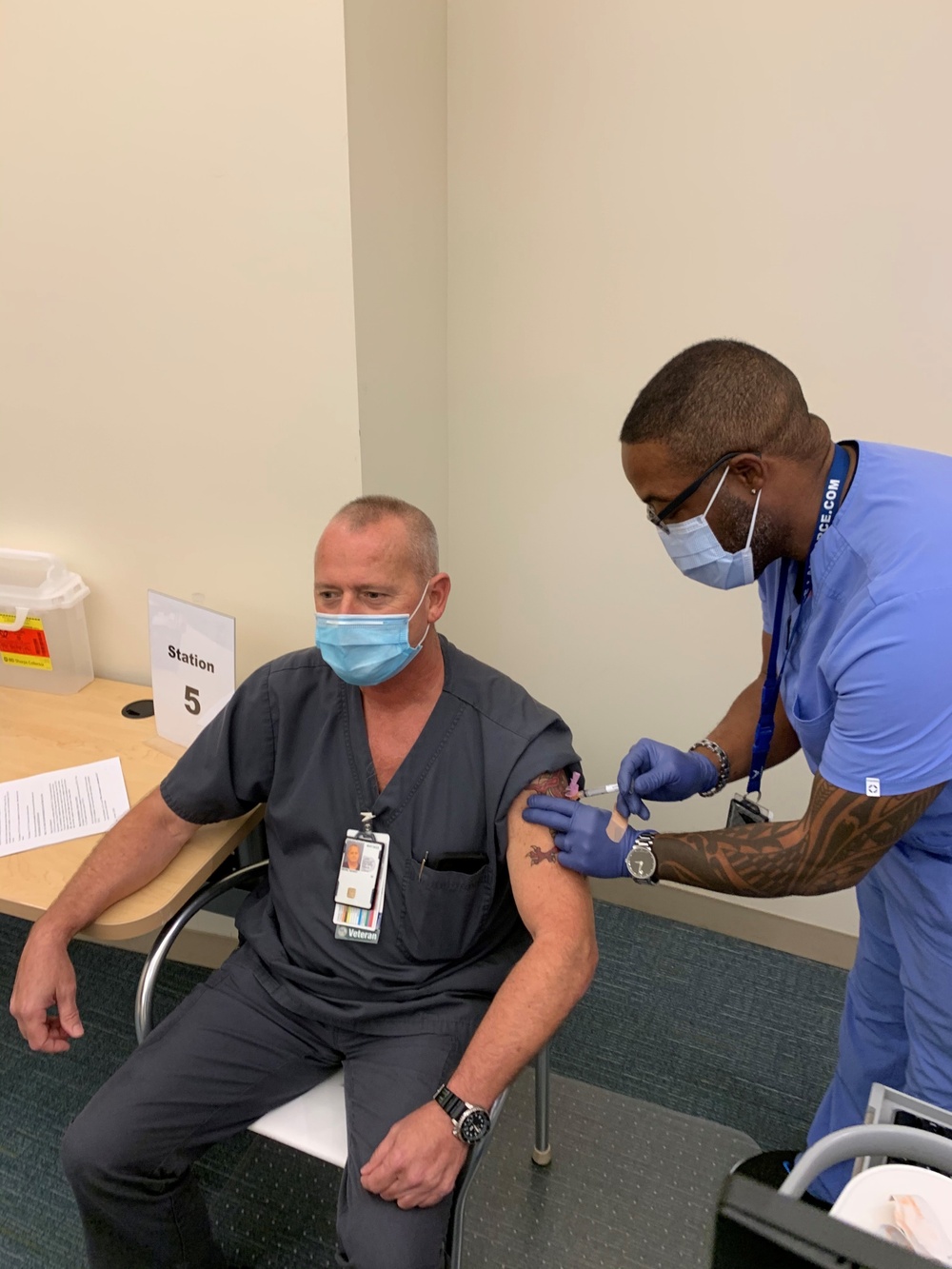 Lee County VA Healthcare Center COVID-19 Staff Vaccinations