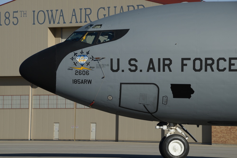 75th nose art 185th ARW KC-135