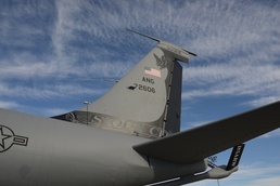 KC-135 Bat tail flash
