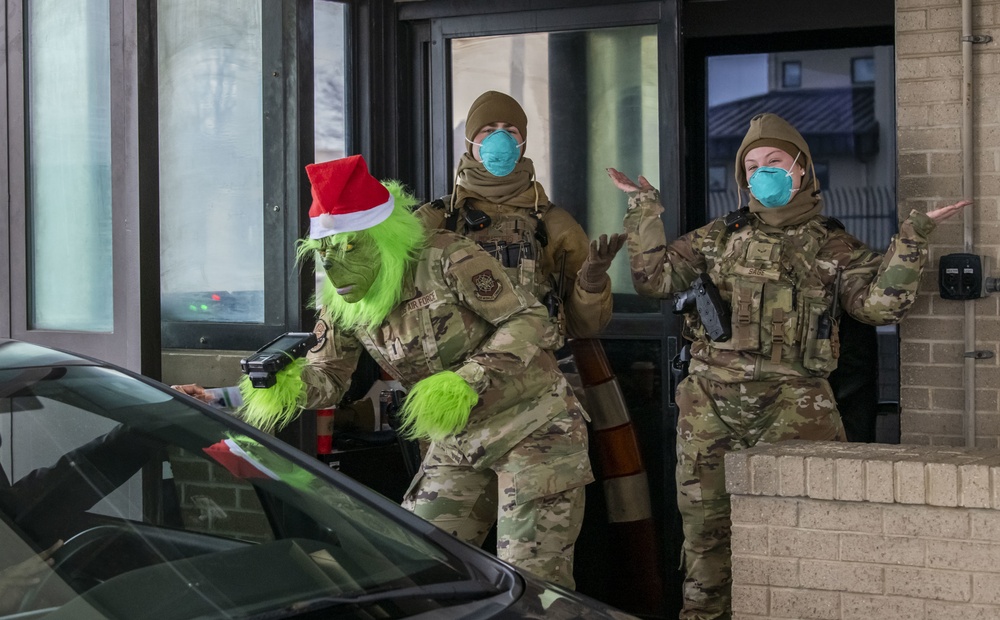 The Grinch causes mischief at Dover AFB