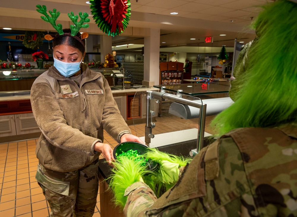 The Grinch causes mischief at Dover AFB
