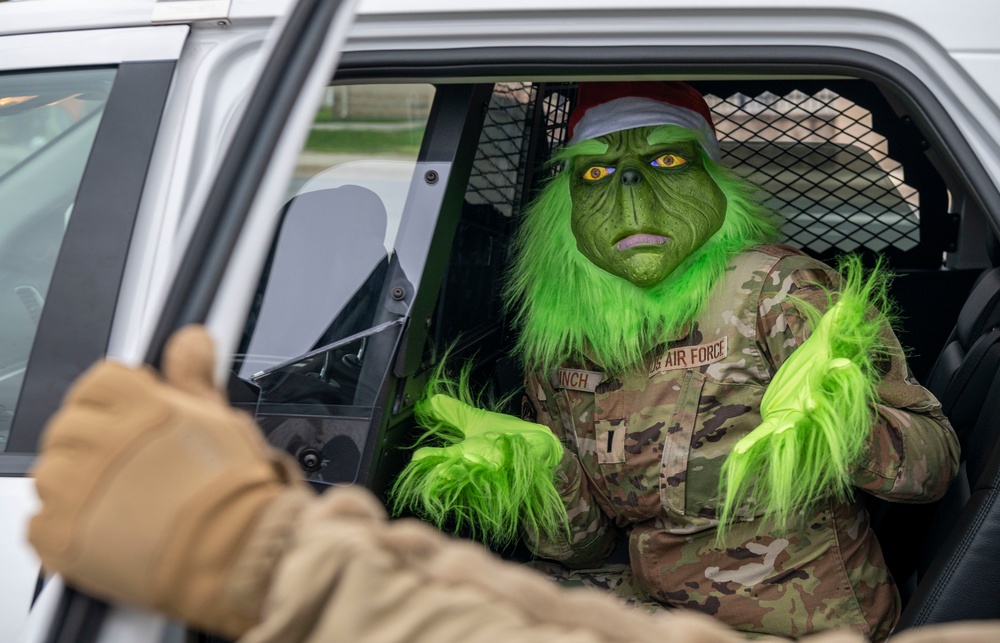 The Grinch causes mischief at Dover AFB