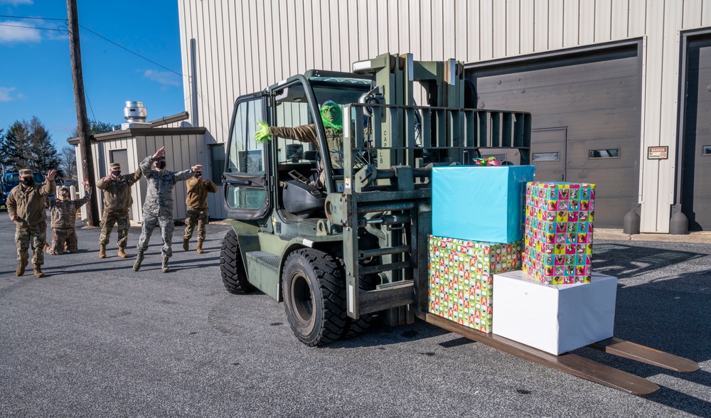 The Grinch causes mischief at Dover AFB