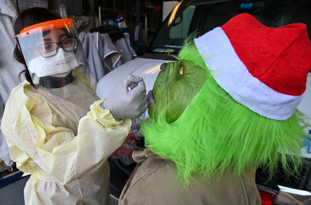 The Grinch causes mischief at Dover AFB