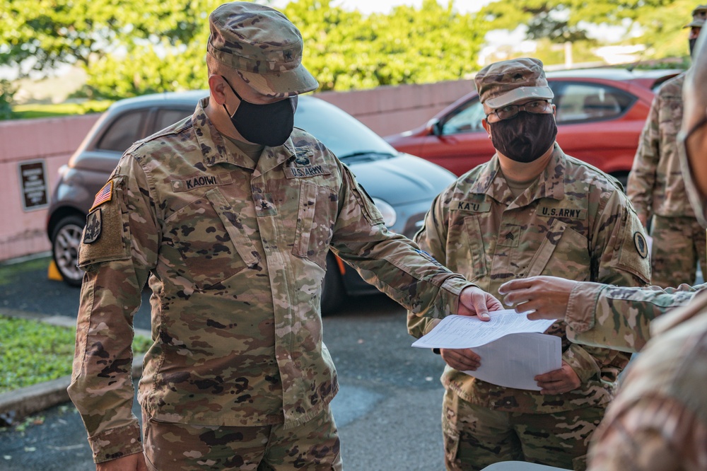 Hawaii National Guard Initial COVID-19 Vaccination