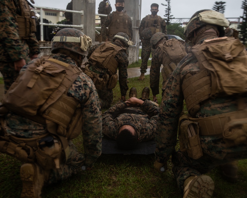 CLB-31 Casualty Evacuation Exercise