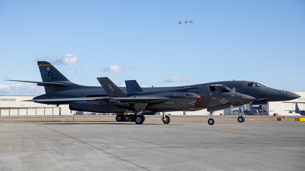 B-1B Lancer Lands at MCAS Iwakuni