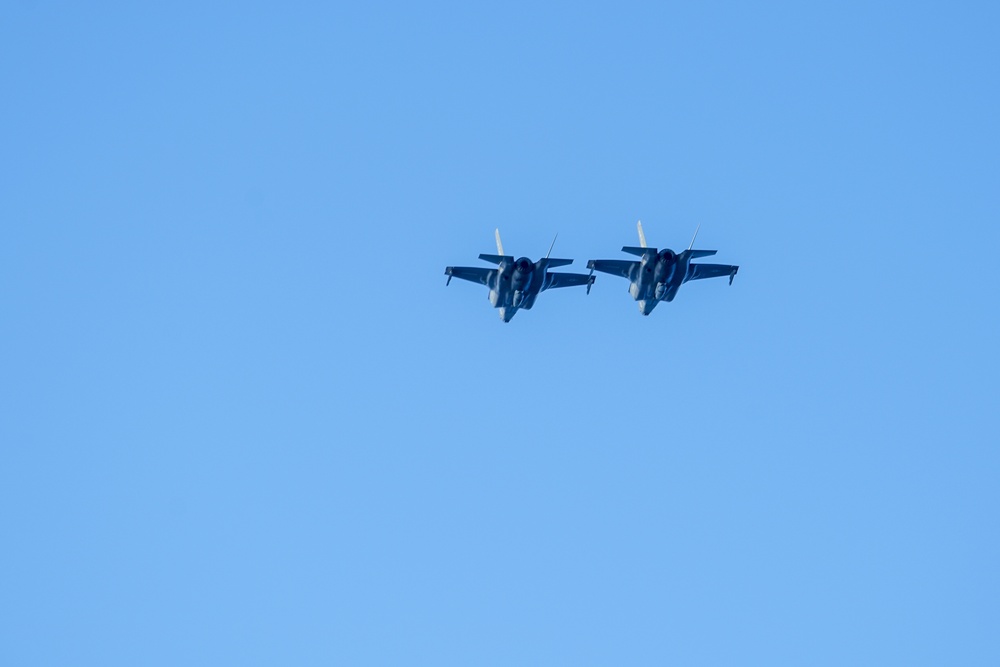 15th MEU F-35Bs conduct flight operations aboard USS Makin Island