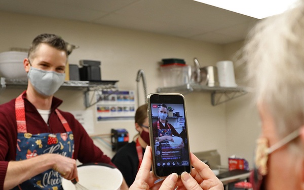 785th Medical Detachment Chaplains support a holiday cookie bake