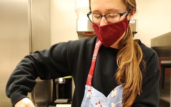 785th Medical Detachment Chaplains support a holiday cookie bake