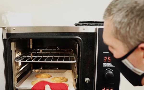 785th Medical Detachment Chaplains support a holiday cookie bake