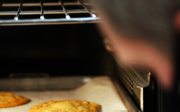 785th Medical Detachment Chaplains support a holiday cookie bake