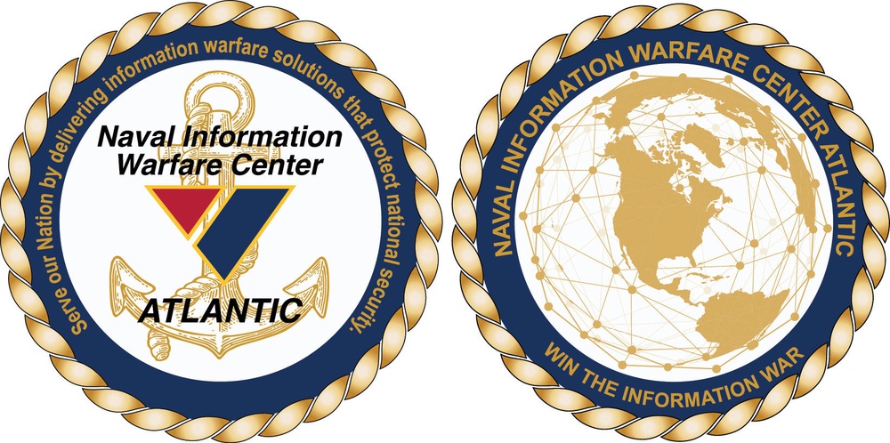 Naval Information Warfare Center Atlantic Command Coin design