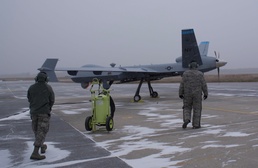 MQ-9 preparation at Hancock Field Air National Guard Base