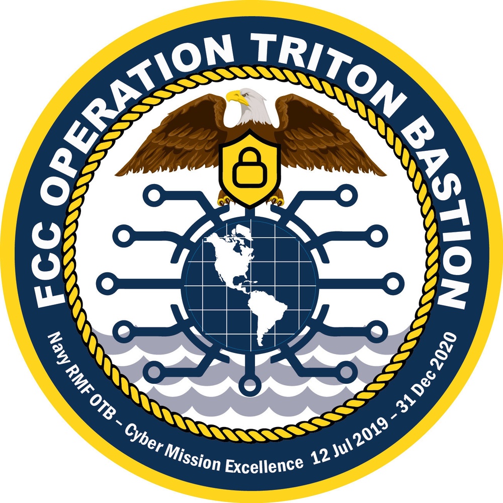 FCC Operation Triton Bastion logo design/coin emblem