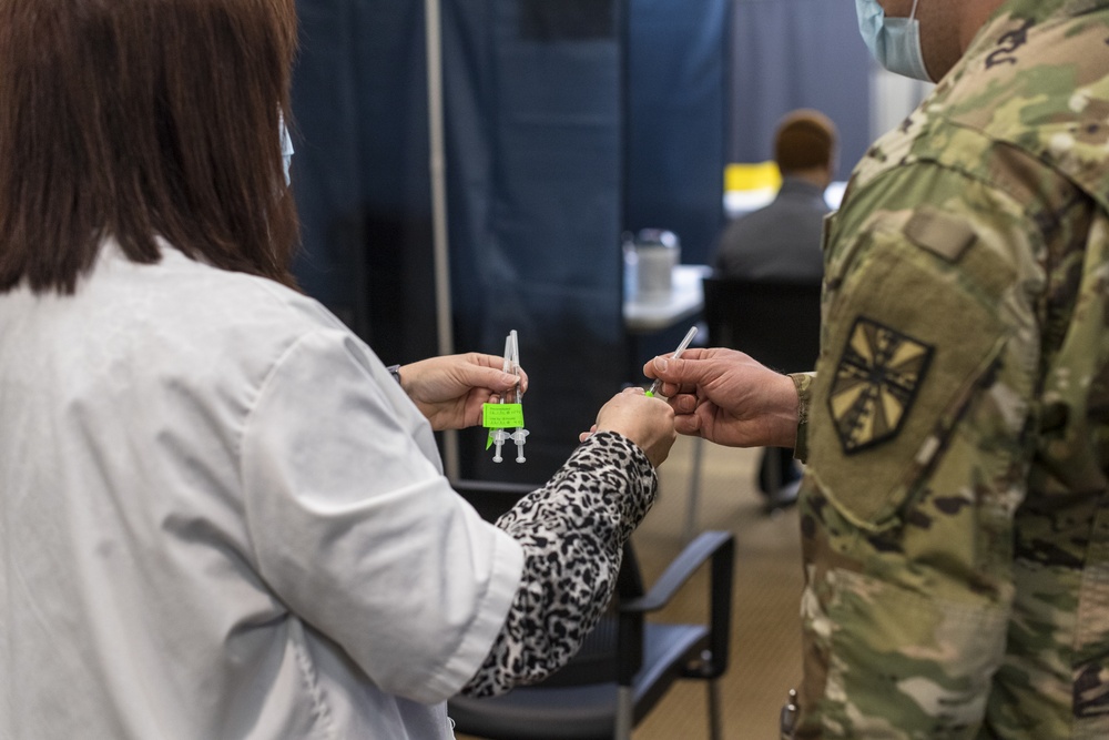 Michigan National Guard, Administers the COVID-19 Vaccine