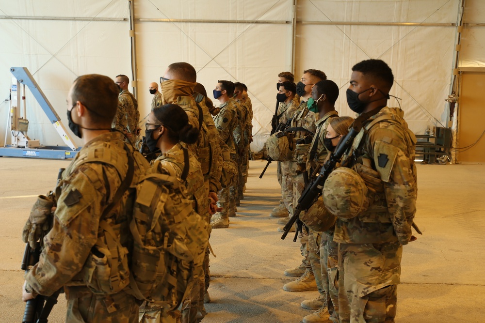 Soldiers awarded their patch