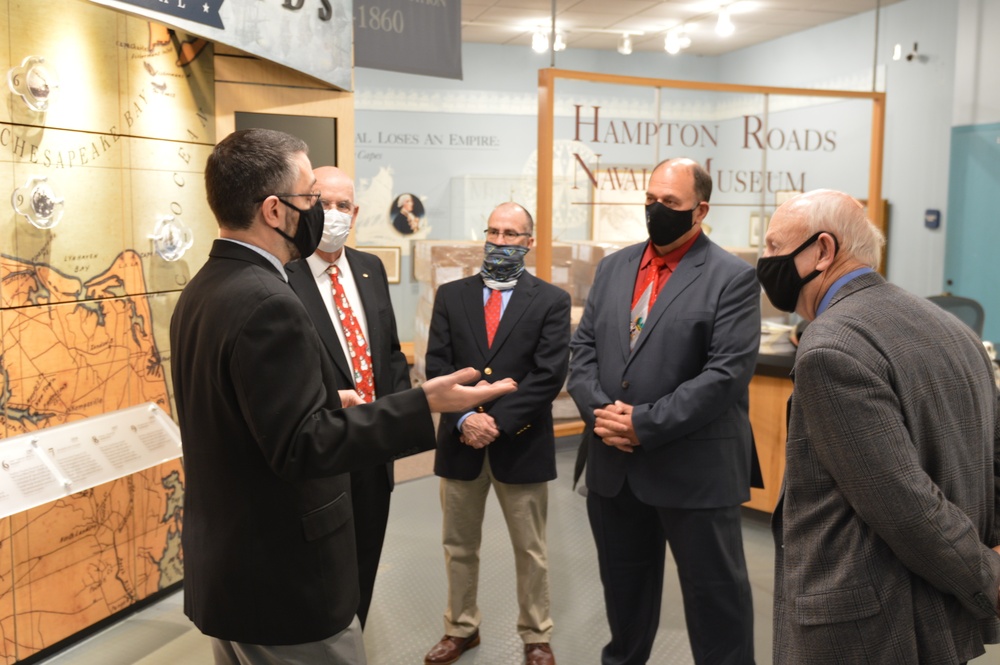 Naval Museum hosts members of the American Society of Naval Engineers-Tidewater Section