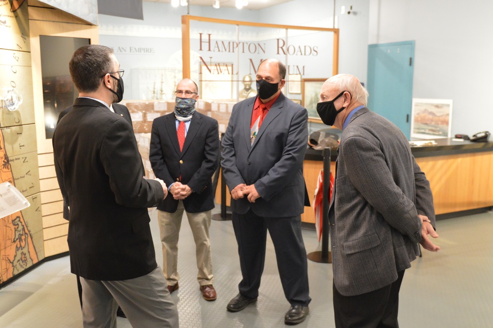 Naval Museum hosts members of the American Society of Naval Engineers-Tidewater Section