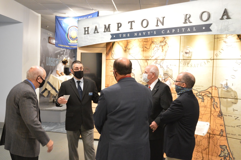 Naval Museum hosts members of the American Society of Naval Engineers-Tidewater Section