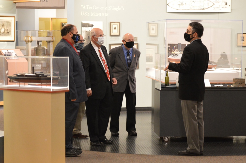 Naval Museum hosts members of the American Society of Naval Engineers-Tidewater Section