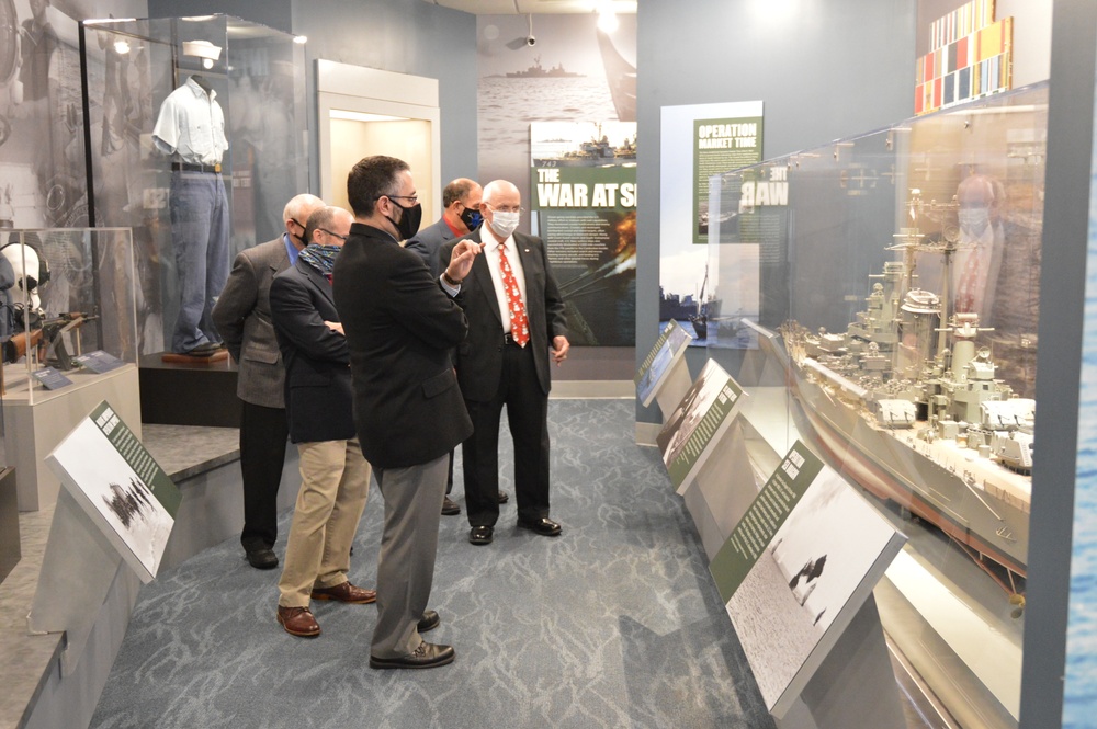 Naval Museum hosts members of the American Society of Naval Engineers-Tidewater Section