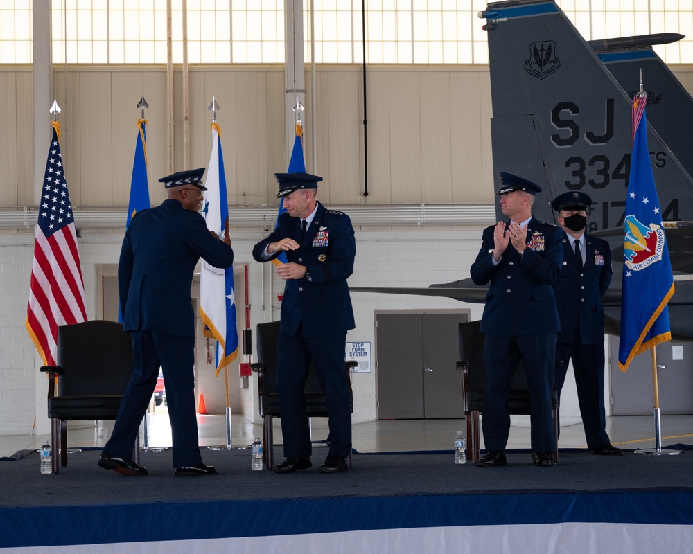 Commander Air Combat Command Change of Command 2020