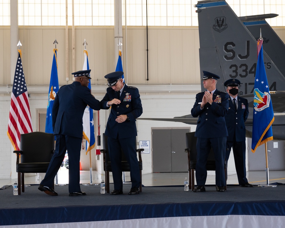 Commander Air Combat Command Change of Command 2020