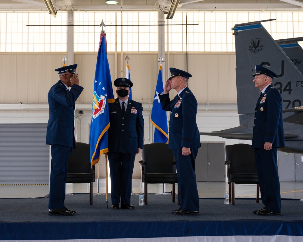 Commander Air Combat Command Change of Command 2020
