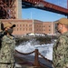 Sailor Reenlists Beneath Golden Gate Bridge