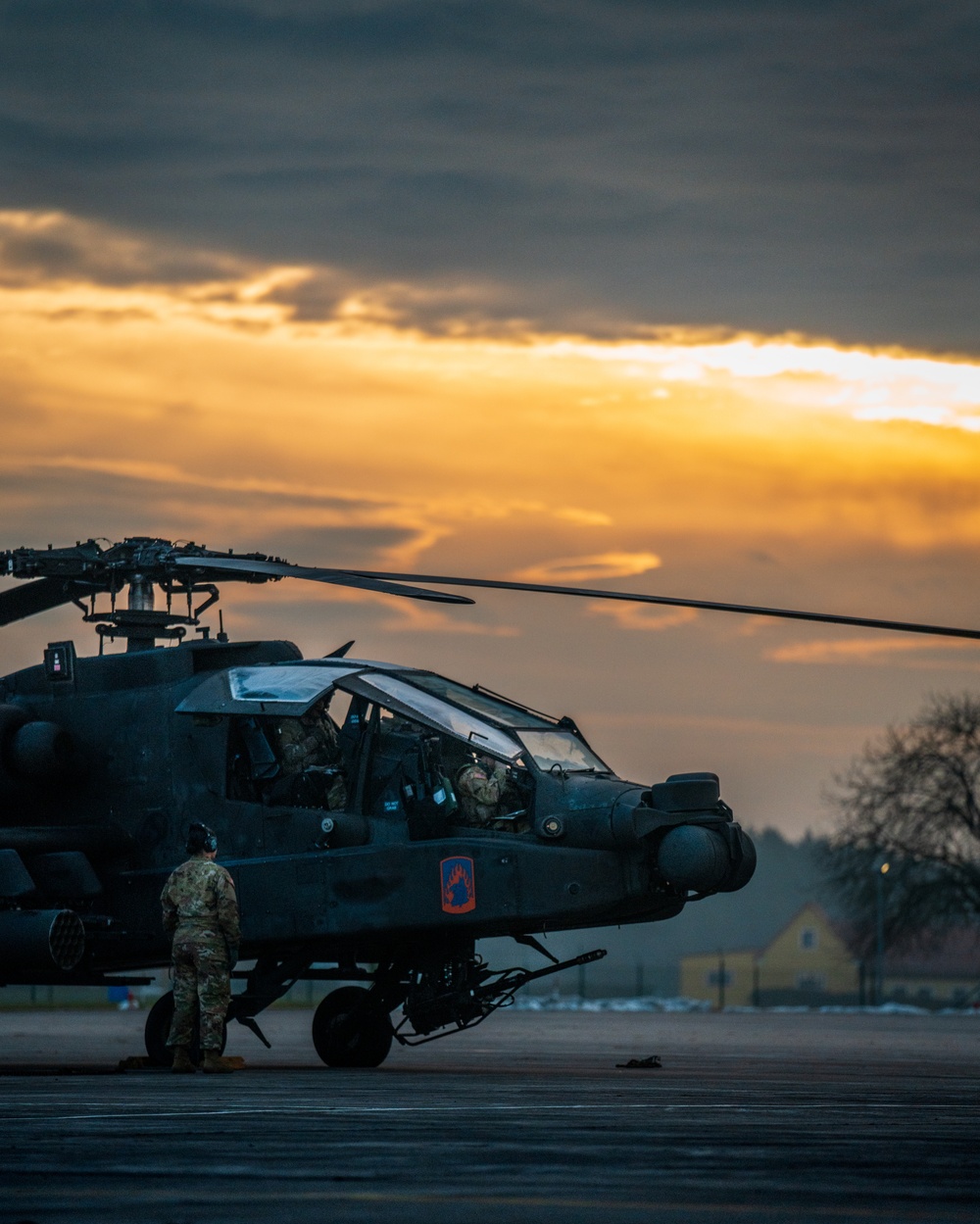 12th CAB Apaches clear Santa's route with battalion screen
