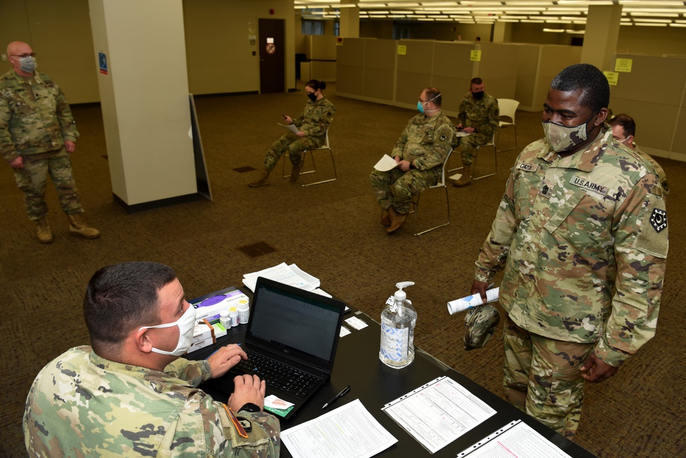 South Carolina National Guard administers its first Moderna COVID-19 vaccinations