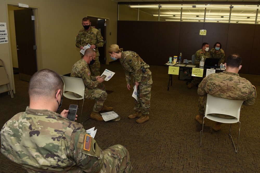 South Carolina National Guard administers its first Moderna COVID-19 vaccinations