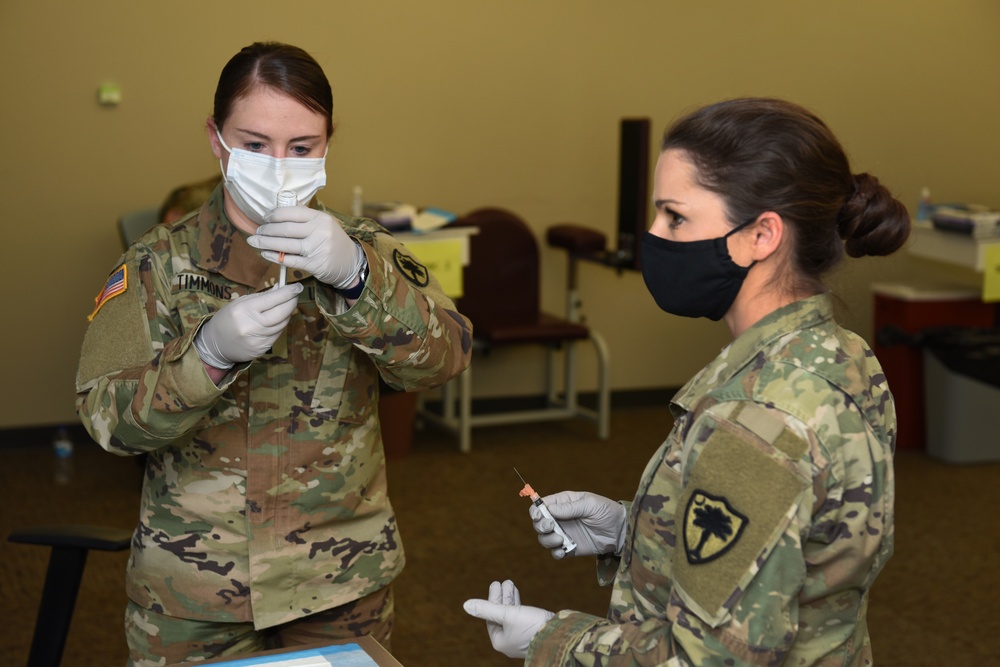 South Carolina National Guard administers its first Moderna COVID-19 vaccinations